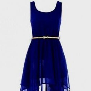 Royal blue dress